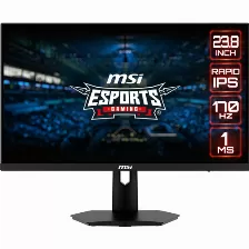 Monitor Msi G244f E2, 23.8 Pulg, 2xhdmi, 1xdp, 1920 X 1080 Pixeles, Respuesta 1ms, 180hz, Panel Ips, Color Negro